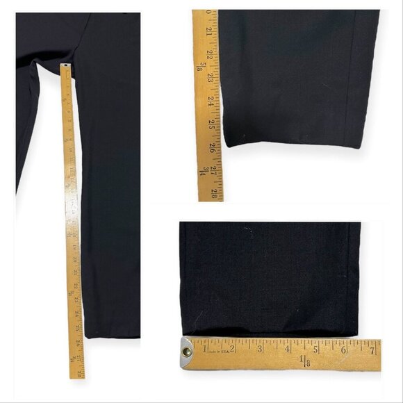 NILI LOTAN Tel Aviv Wool-blend Twill Straight-leg Pants In Black, Size 10, Nwt - Picture 14 of 15